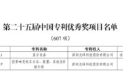 免费八字光峰科技两项发明专利荣获第二十五届中国专利优秀奖